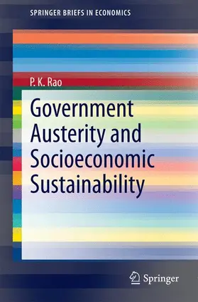 Rao |  Government Austerity and Socioeconomic Sustainability | Buch |  Sack Fachmedien