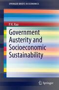 Rao |  Government Austerity and Socioeconomic Sustainability | Buch |  Sack Fachmedien