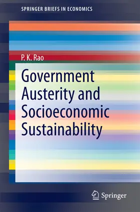 Rao |  Government Austerity and Socioeconomic Sustainability | eBook | Sack Fachmedien