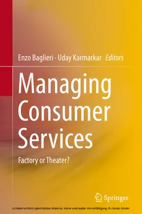 Baglieri / Karmarkar | Managing Consumer Services | E-Book | www.sack.de