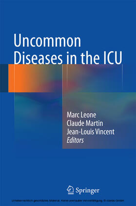 Leone / Martin / Vincent | Uncommon Diseases in the ICU | E-Book | sack.de