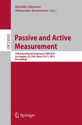 Kuzmanovic / Faloutsos |  Passive and Active Measurement | Buch |  Sack Fachmedien