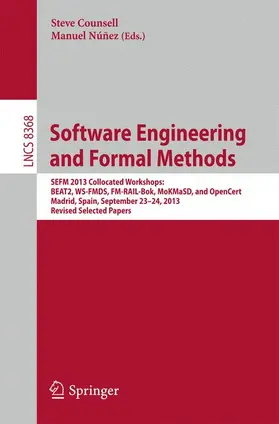 Counsell / Núñez |  Software Engineering and Formal Methods | Buch |  Sack Fachmedien