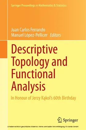 Ferrando / López-Pellicer / Lopez-Pellicer |  Descriptive Topology and Functional Analysis | eBook | Sack Fachmedien
