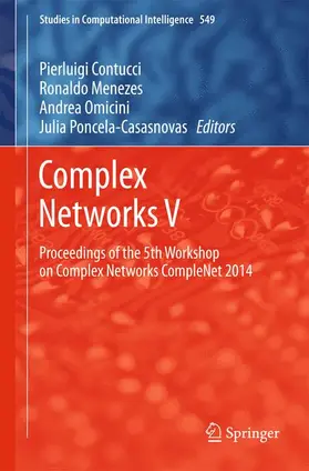 Contucci / Poncela-Casasnovas / Menezes |  Complex Networks V | Buch |  Sack Fachmedien