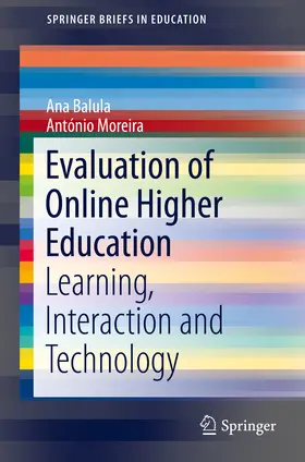 Balula / Moreira | Evaluation of Online Higher Education | E-Book | www.sack.de