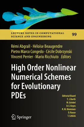 Abgrall / Beaugendre / Congedo |  High Order Nonlinear Numerical Schemes for Evolutionary PDEs | eBook | Sack Fachmedien