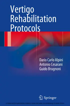 Alpini / Cesarani / Brugnoni |  Vertigo Rehabilitation Protocols | eBook | Sack Fachmedien