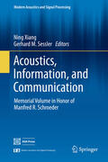 Xiang / Sessler |  Acoustics, Information, and Communication | eBook | Sack Fachmedien