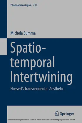 Summa |  Spatio-temporal Intertwining | eBook | Sack Fachmedien