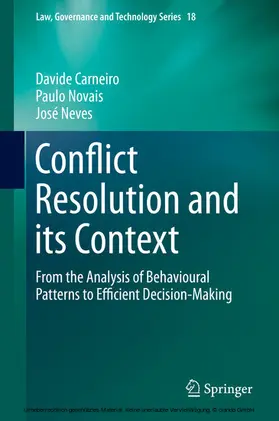 Carneiro / Novais / Neves | Conflict Resolution and its Context | E-Book | sack.de