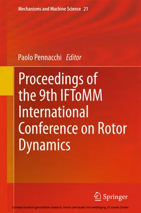 Pennacchi | Proceedings of the 9th IFToMM International Conference on Rotor Dynamics | E-Book | www.sack.de