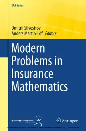 Silvestrov / Martin-Löf |  Modern Problems in Insurance Mathematics | eBook | Sack Fachmedien