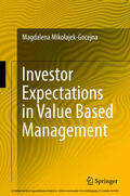 Mikolajek-Gocejna |  Investor Expectations in Value Based Management | eBook | Sack Fachmedien