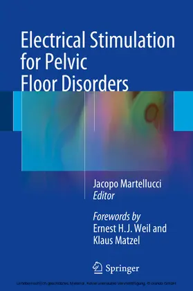 Martellucci |  Electrical Stimulation for Pelvic Floor Disorders | eBook | Sack Fachmedien
