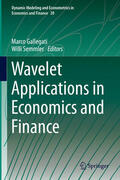 Gallegati / Semmler |  Wavelet Applications in Economics and Finance | eBook | Sack Fachmedien