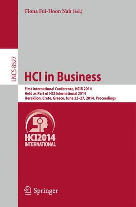Nah | HCI in Business | Buch | 978-3-319-07292-0 | sack.de
