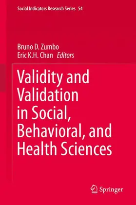 Chan / Zumbo |  Validity and Validation in Social, Behavioral, and Health Sciences | Buch |  Sack Fachmedien