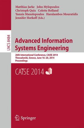 Jarke / Mylopoulos / Quix |  Advanced Information Systems Engineering | Buch |  Sack Fachmedien