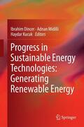 Dincer / Kucuk / Midilli |  Progress in Sustainable Energy Technologies: Generating Renewable Energy | Buch |  Sack Fachmedien