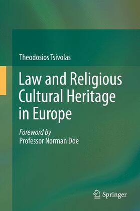 Tsivolas | Law and Religious Cultural Heritage in Europe | Buch | sack.de