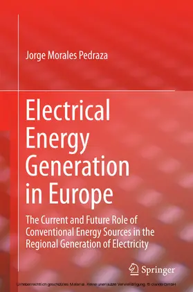Morales Pedraza | Electrical Energy Generation in Europe | E-Book | sack.de