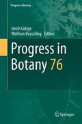Beyschlag / Lüttge |  Progress in Botany | Buch |  Sack Fachmedien