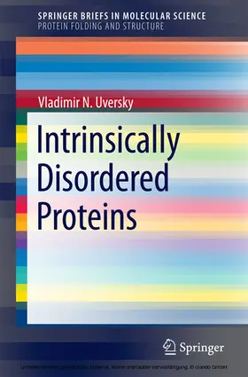 Uversky | Intrinsically Disordered Proteins | E-Book | www.sack.de
