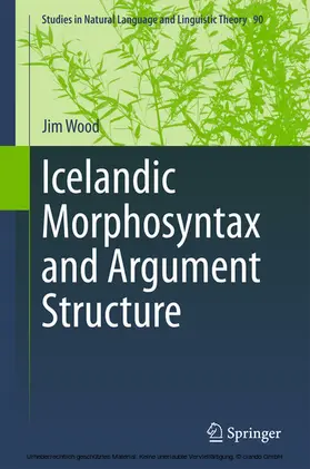 Wood |  Icelandic Morphosyntax and Argument Structure | eBook | Sack Fachmedien