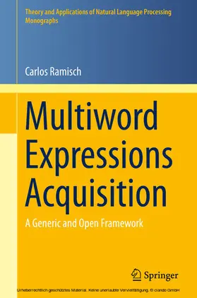 Ramisch |  Multiword Expressions Acquisition | eBook | Sack Fachmedien
