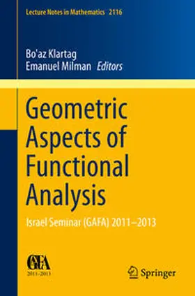 Klartag / Milman | Geometric Aspects of Functional Analysis | E-Book | sack.de