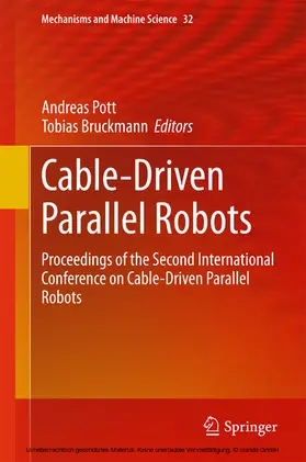 Pott / Bruckmann | Cable-Driven Parallel Robots | E-Book | www.sack.de