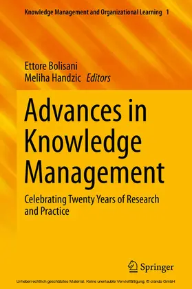Bolisani / Handzic |  Advances in Knowledge Management | eBook | Sack Fachmedien