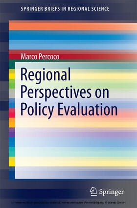 Percoco | Regional Perspectives on Policy Evaluation | E-Book | sack.de