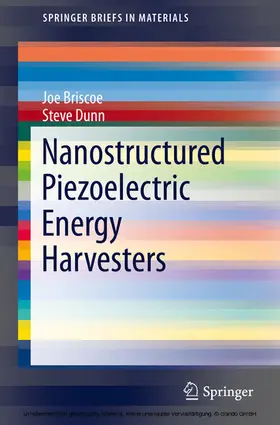 Briscoe / Dunn | Nanostructured Piezoelectric Energy Harvesters | E-Book | www.sack.de