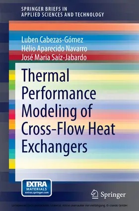 Cabezas-Gómez / Navarro / Saíz-Jabardo | Thermal Performance Modeling of Cross-Flow Heat Exchangers | E-Book | www.sack.de