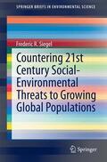 Siegel |  Countering 21st Century Social-Environmental Threats to Growing Global Populations | Buch |  Sack Fachmedien