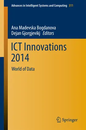 Bogdanova / Gjorgjevikj |  ICT Innovations 2014 | eBook | Sack Fachmedien