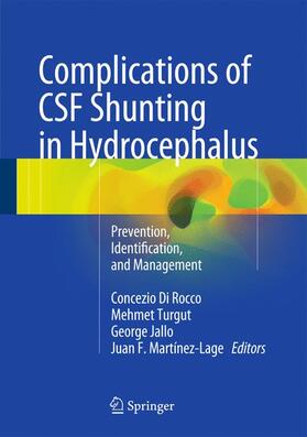 Di Rocco / Martínez-Lage / Turgut | Complications of CSF Shunting in Hydrocephalus | Buch | 978-3-319-09960-6 | sack.de