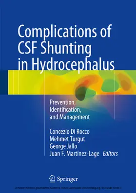 Di Rocco / Turgut / Jallo | Complications of CSF Shunting in Hydrocephalus | E-Book | sack.de
