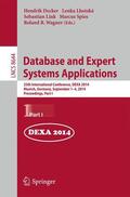 Decker / Lhotská / Wagner |  Database and Expert Systems Applications | Buch |  Sack Fachmedien