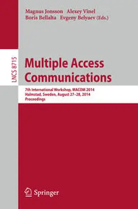 Jonsson / Vinel / Bellalta |  Multiple Access Communications | eBook | Sack Fachmedien