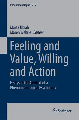 Ubiali / Wehrle |  Feeling and Value, Willing and Action | Buch |  Sack Fachmedien