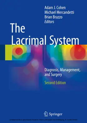 Cohen / Mercandetti / Brazzo | The Lacrimal System | E-Book | www.sack.de