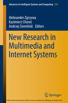 Zgrzywa / Choros / Choros | New Research in Multimedia and Internet Systems | E-Book | sack.de