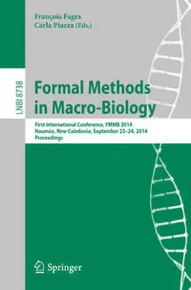 Fages / Piazza | Formal Methods in Macro-Biology | E-Book | sack.de