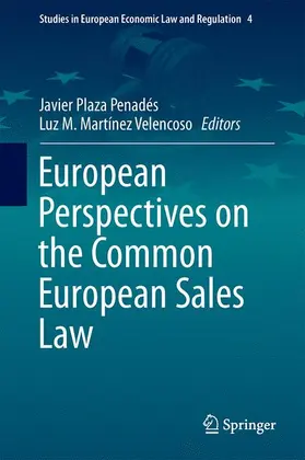 Martínez Velencoso / Plaza Penadés |  European Perspectives on the Common European Sales Law | Buch |  Sack Fachmedien