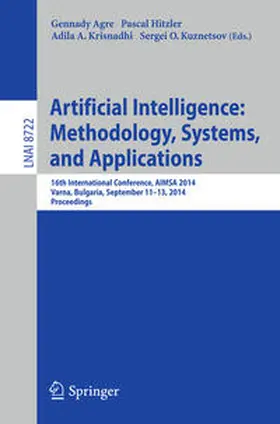 Agre / Hitzler / Krisnadhi | Artificial Intelligence: Methodology, Systems, and Applications | E-Book | sack.de