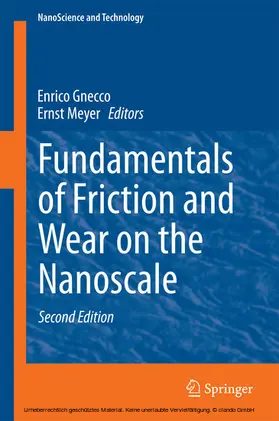 Gnecco / Meyer | Fundamentals of Friction and Wear on the Nanoscale | E-Book | sack.de