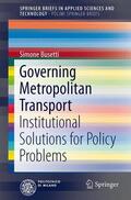 Busetti |  Governing Metropolitan Transport | Buch |  Sack Fachmedien